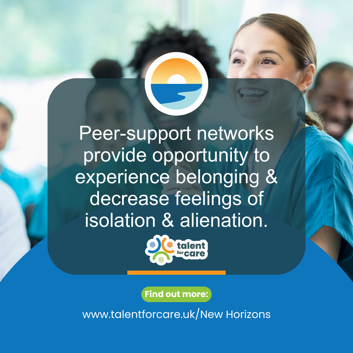 Peer-support networks provide opportunity to experience belonging & decrease feelings of isolation & alienation